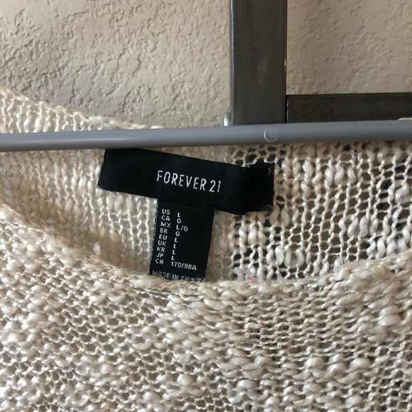 Fringed light sweater - Picture 3 of 4